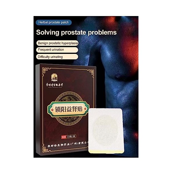 YODAOLI Herbal Prostate Patch, Prostate Care Patch, Male Prostate Health Patch, Herbal Prostate Paste 2 Boxes 20Pcs 