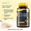 Psyllium Blond Bio 1400 mg par Dose - 180 gélules végane - Fabriqué à partir de graines de Plantago Ovata 100% pures − Fabriq