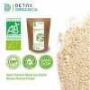 Detox Organica Psyllium Blond Bio Poudre-Tégument de psyllium Organic-500 g - Végétal Riche en Fibres 100% Naturel et Vegan