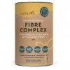 Poudre complexe de fibres - Saveur de mûre - Supplément de fibres végétaliennes de qualité supérieure avec inuline, graines d