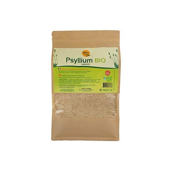 Nature & Partage - Psyllium Ispaghul Bio 1Kg - Prix De LUnité - Livraison Rapide En France Métropolitaine