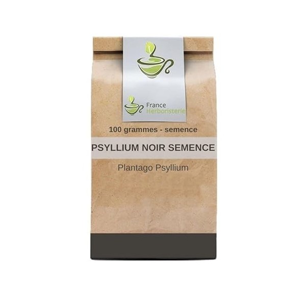 Tisane Psyllium Noir semence 100 GRS Plantago psyllium