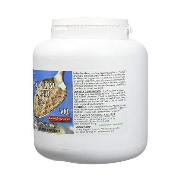 Psyllium Blond Bio - 500 gr