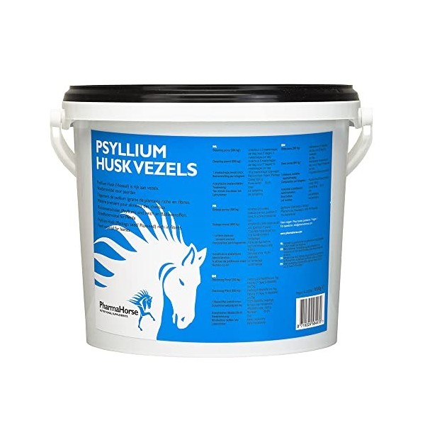 PharmaHorse Psyllium | Fonction intestinal du Cheval | pour Chevaux Qui vivent dans Un Environnement avec du Sable | sans suc