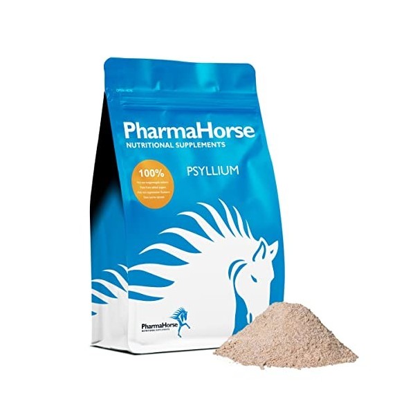 PharmaHorse Psyllium | Fonction intestinal du Cheval | pour Chevaux Qui vivent dans Un Environnement avec du Sable | sans suc