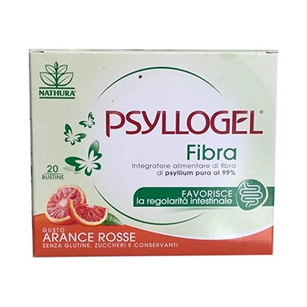 3 x PSYLLOGEL FIBRE - Complément de Psyllium Pura - 60 sachets Goût orange
