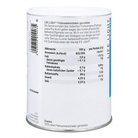 Life Light Handels Light – Cosses de psyllium moulues avec 80 % de fibres végétales, 500 g 20174