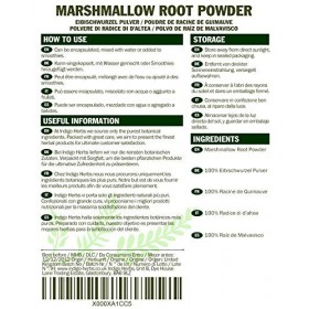 Indigo Herbs Poudre de Racine de Guimauve 100g