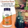 Now Foods, Licorice Root Racine de Réglisse , 450 mg, 100 Capsules végétaliennes, Testé en Laboratoire, Sans Gluten, Sans So