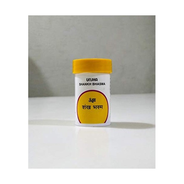Unjha Pharmacy Shankh Bhasma 10 g - Lot de 3