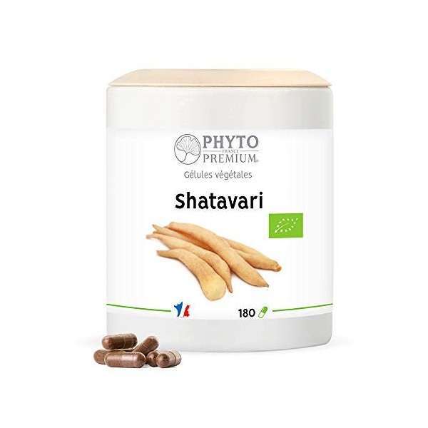 SHATAVARI - Asparagus racemosus – 180 gélules 300 MG BIO 