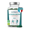 Spiruline BIO - Jusquà 19% de Phycocyanine - Riche en Protéines Vitamine B12 Antioxydant - Immunité - 500 comprimés de 500 m