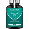 Spiruline BIO - Sans Excipients & OGM - 19% de Phycocyanine - Riche en Protéines, Fer & Antioxydants - Nutrimea - 540 Comprim