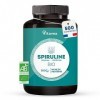 Spiruline Bio - Maxi Format 500 comprimés de 500 mg - Riche en Protéines, Phycocyanine, Fer, Antioxydants, Vitamines - Immuni