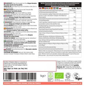 Sevenhills Wholefoods Poudre D'Herbe De Blé Bio de d'Europe 1kg