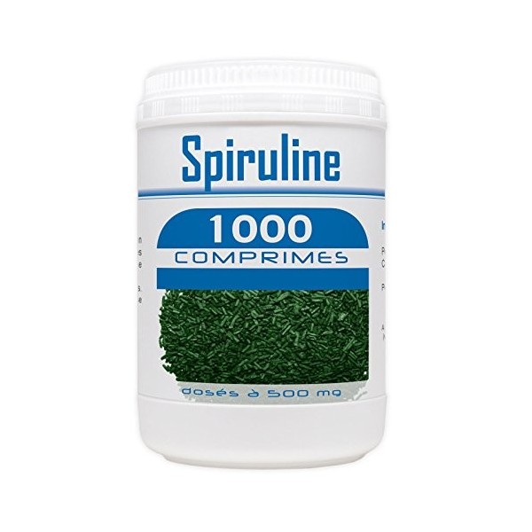 Spiruline 500mg - 1000 Comprimés