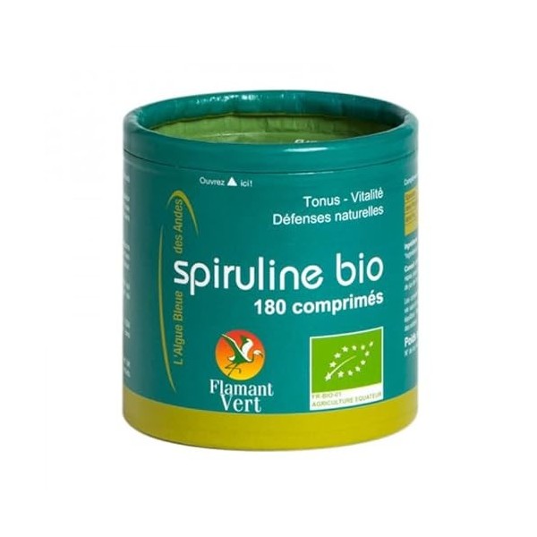 Spiruline 180 Comprimes Flamant Vert