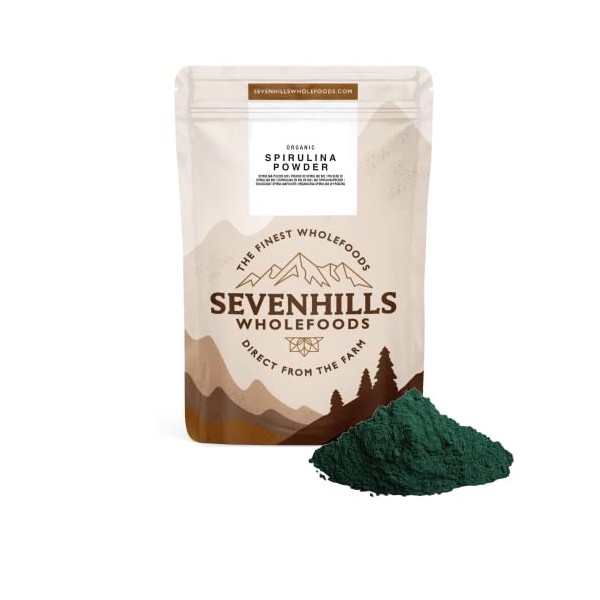 Sevenhills Wholefoods Poudre De Spiruline Bio 500g