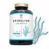 Spiruline Chlorella Gelules Teneur Élevée en Fer, Chlorophylle et proteine vegan. Phycocyanine | Anti Fatigue Vitamine | 2244