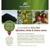 SPIRULINE BIO + VITAMINE C BIO | GELUSPIR - Spiruline, Amla, Camu Camu Bio - Fort pouvoir Antioxydant, Lutte contre Stress O