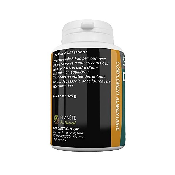 Spiruline + Chlorella Biologique 500mg - 250 Comprimés
