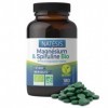 NATESIS - Magnésium & Spiruline Bio - Complément Alimentaire Naturel Certifié Vegan - Vitalité, Immunité, Énergie - 180 compr