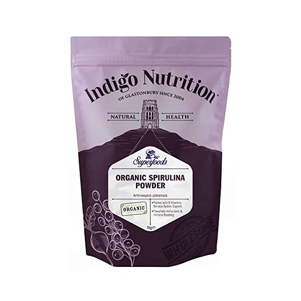 Indigo Herbs Spiruline en poudre Bio 1kg