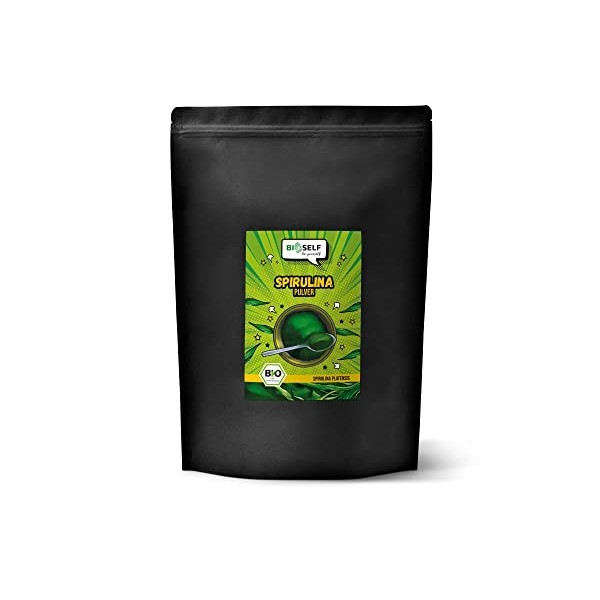 Bioself Spiruline en poudre BIO, sans OGM 1 kg 