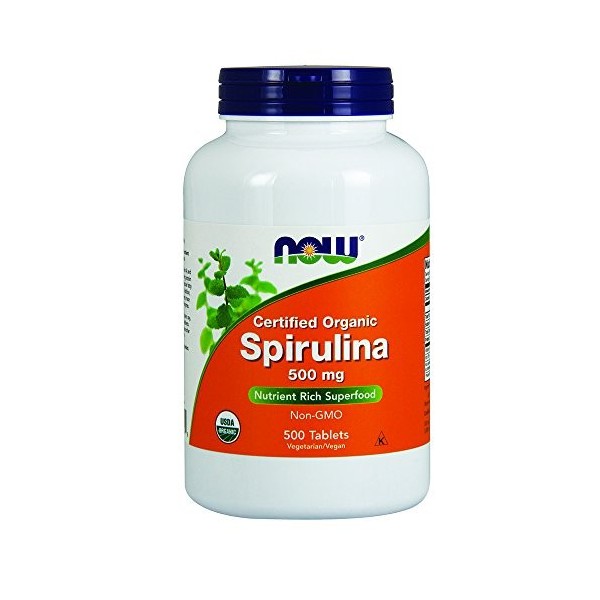 Spirulina Organic, 500mg - 500 tabs