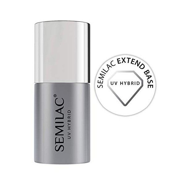 Semilac Vernis à ongles gels semi-permanents UV Extend Base 7ml