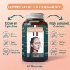 MySpirulinaCompany® | Gummies Croissance Capillaire | Fortifie le cheveu | Spiruline | Complément Alimentaire | Sans Sucres |