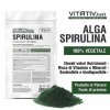 Algue Spiruline en poudre naturelle et pure. Idéal pour les boissons, les smoothies ou les recettes. Convient aux végétariens