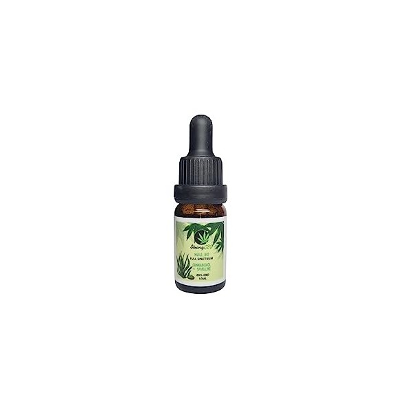 Spiruline et huile CBD30% spéciale santé | Full Spectrum MCT noix de coco | CBN | 1 bouteille de 10 ml | Relaxation, sommei