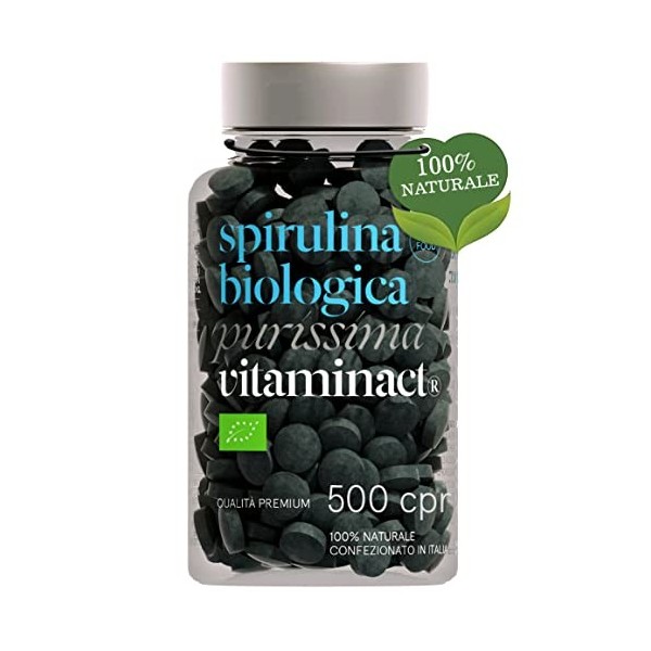 Spirulina purissima 500 compresse vitaminact