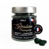 Spiruline Vraiment Française – Cultivée en France – 180 Comprimés sans Excipient– Rincée et Séchée à Froid – Non Atomisée – 7