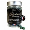 Spiruline Vraiment Française – Cultivée en France – 420 Comprimés sans Excipient– Rincée et Séchée à Froid – Non Atomisée – 7