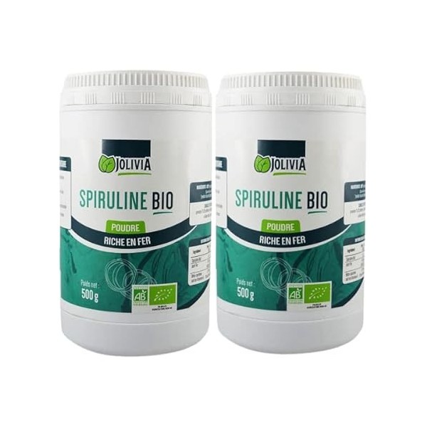 Spiruline Bio en Poudre - 1 kg | Format Poudre | Vegan