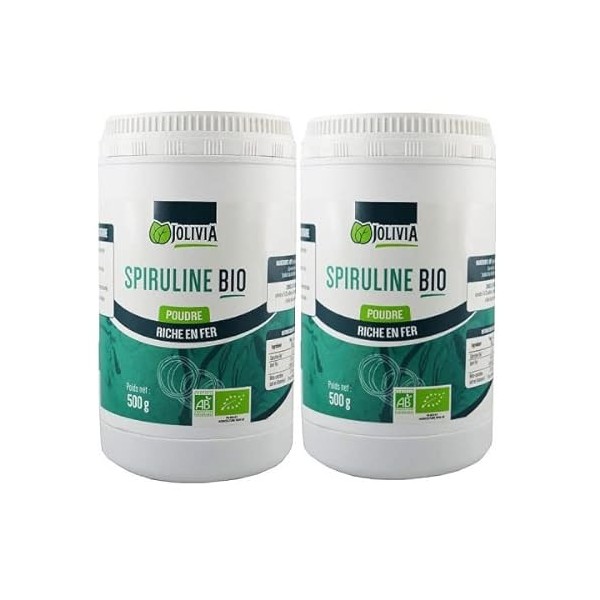 Spiruline Bio en Poudre - 1 kg | Format Poudre | Vegan