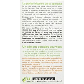 LT LABO Spiruline Bio Phyco+ 500 Comprimés