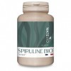 Spiruline Bio - Pilulier de 180 gélules - Antioxydant - Récupération - Riche en fer, minéraux, protéines - Fabriqué en France