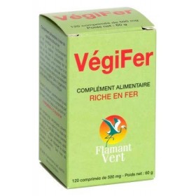 Flamant Vert Vegifer 120 Comprimés de 500 mg