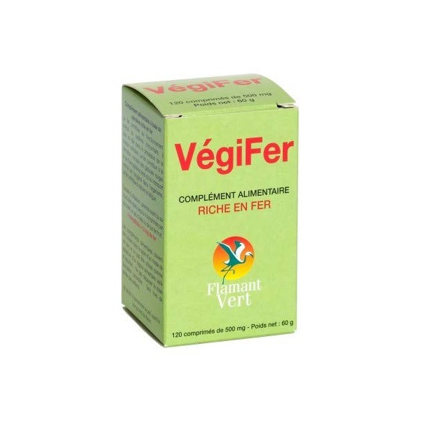 Flamant Vert Vegifer 120 Comprimés de 500 mg