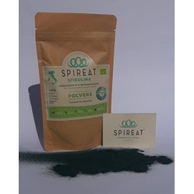 Spireat Pure Spiruline 100% Italienne Biologique en format poudre Pack de 50g