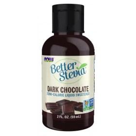 Mieux Stevia, édulcorant liquide, chocolat noir, 2 fl oz 60 ml - Now Foods