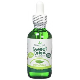 SWEET LEAF - Stevia Clear Liquid Extract - 2 fl. oz. 60 ml 