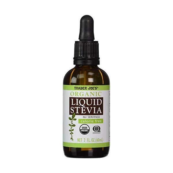 Trader Joes Stevia Liquide Bio 59,1 ml Lot de 5