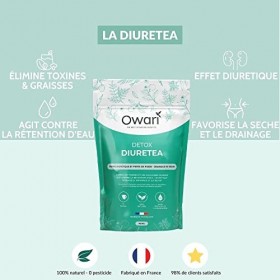 OWARI DIURETEA - Tisane Drainage Puissant Avec Plantes Diuretiques - Thé Drainage et Sèche - Tisane Anti Retention DEau Puis