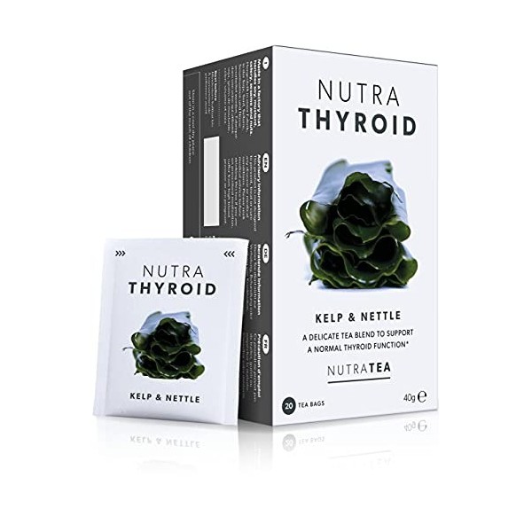 NutraThyroid - Thé pour la santé de la thyroïde | Thé pour le métabolisme - Soutient la fonction thyroïdienne - 20 Sachets de