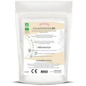 Tisane Drainante - Infusion Élimination Rétention dEau et Détox - Mélange de Plante Naturelle- 50g