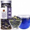 Plant Gift Dried Blue Butterfly Flowers Tea, 蓝蝴蝶茶 Dried Blue Flower Édition de fleurs, Butterflies Tea Recipes Coloring 40G /